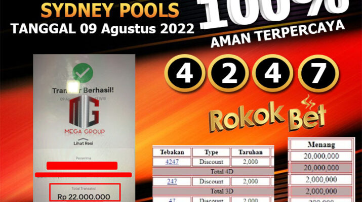 Bukti Pembayaran Togel Hadiah Terbesar Okewla Tanggal 09 Agustus 2022