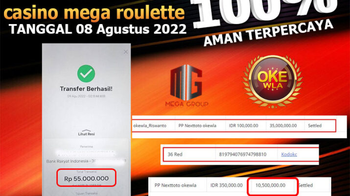 Bukti Pembayaran Togel Hadiah Terbesar OKEWLA Tanggal 08 AGUSTUS 2022