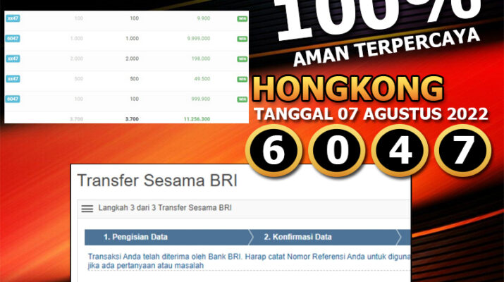 Bukti Pembayaran Togel Hadiah Terbesar Shiowla Tanggal 07 Agustus 2022