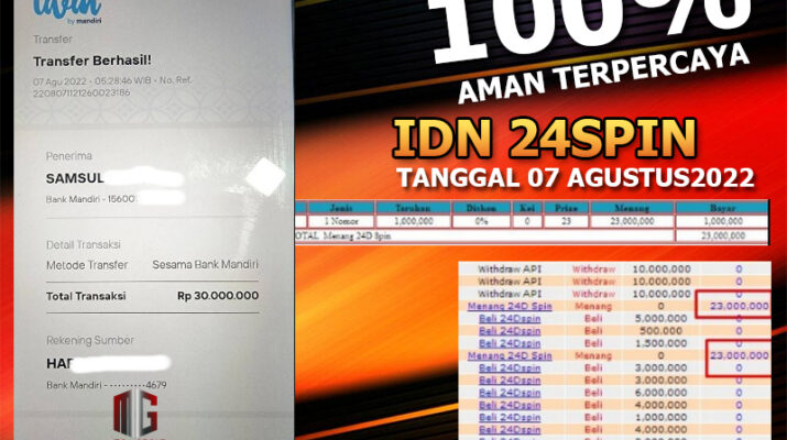 Bukti Pembayaran Togel Hadiah Terbesar SHIOWLA Tanggal 07 AGUSTUS 2022