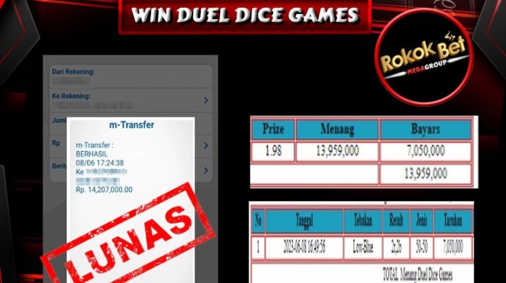 Bukti Pembayaran Hadiah togel Terbesar okewla Tanggal 08 juni 2023