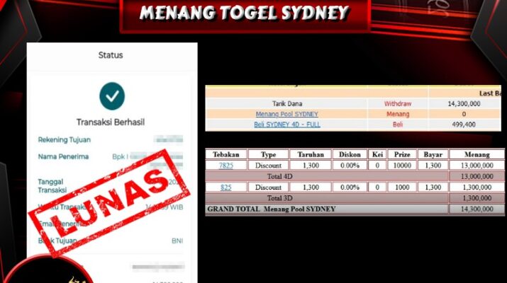 Bukti Pembayaran Hadiah Togel Terbesar ROKOKBET Tanggal 30 september 2023