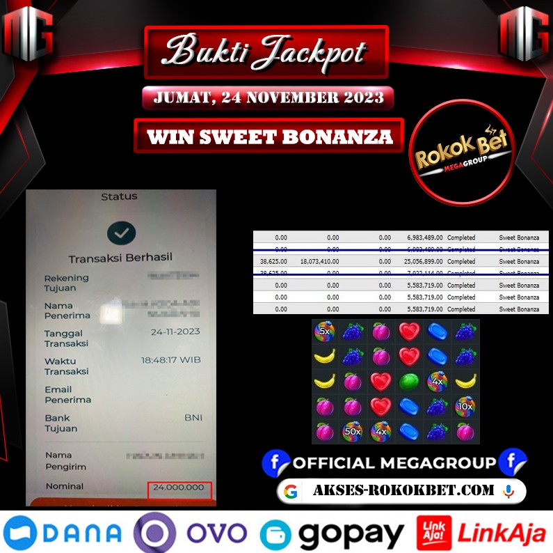 Bukti Pembayaran Hadiah Togel Terbesar rokokbet Tanggal 24 november 2023