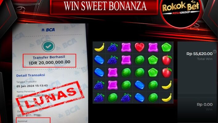 Bukti Pembayaran Hadiah games Terbesar rokokbet Tanggal 05 januari 2024