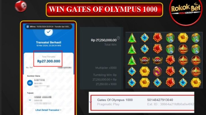 Bukti Pembayaran Hadiah Games Terbesar rokokbet Tanggal 19 MEI 2024