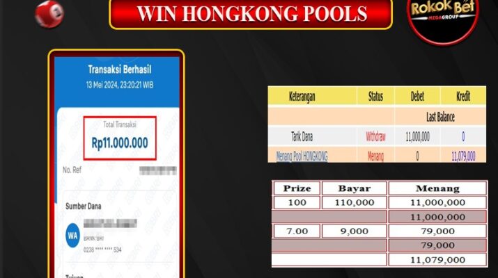 Bukti Pembayaran Hadiah TOGEL Terbesar rokokbet Tanggal 13 MEI 2024