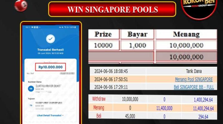 Bukti Pembayaran Hadiah TOGEL Terbesar rokokbet Tanggal 06 Juni 2024