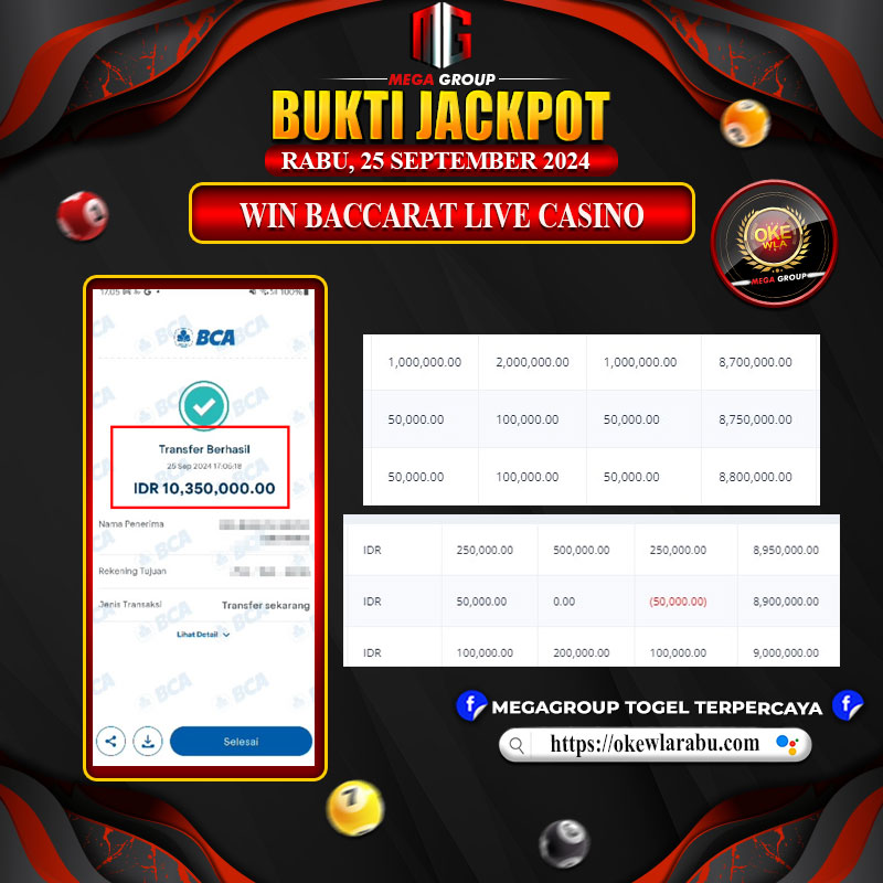 Bukti Pembayaran Hadiah Games Terbesar OKEWLA Tanggal 25 September 2024