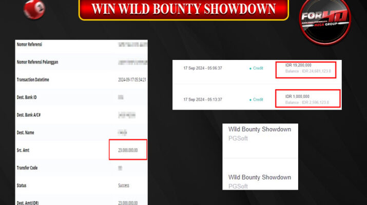 Bukti Pembayaran Hadiah Games Terbesar FOR4D Tanggal 17 September 2024