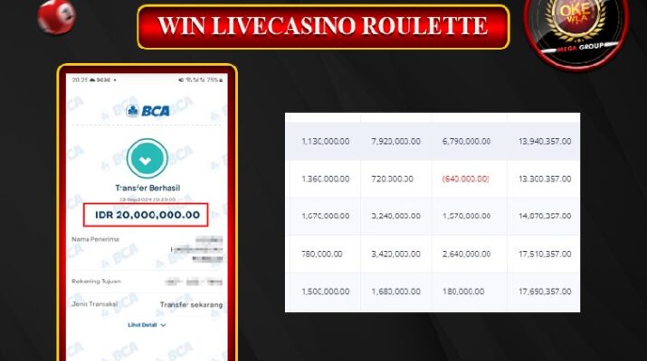 Bukti Pembayaran Hadiah TOGEL Terbesar OKEWLA Tanggal 28 September 2024