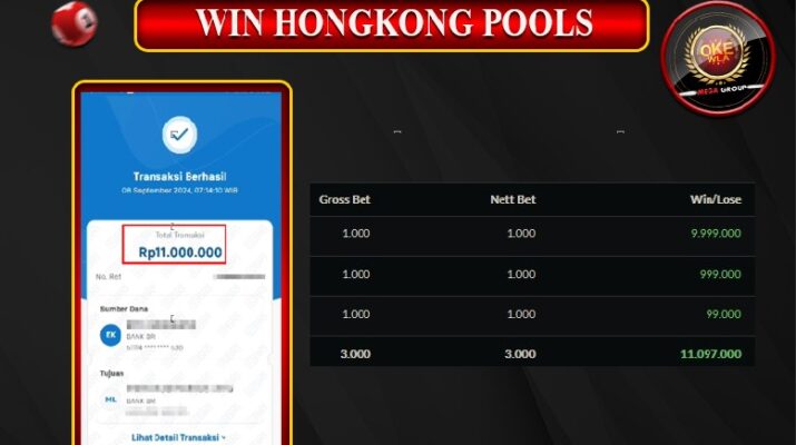 Bukti Pembayaran Hadiah Togel Terbesar SHIOWLA Tanggal 08 SEPTEMBER 2024